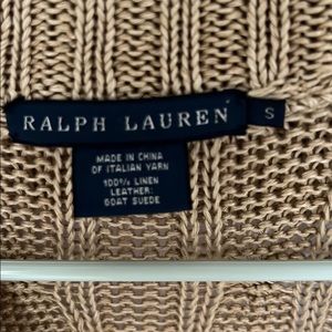 Beige Ralph Lauren cardigan